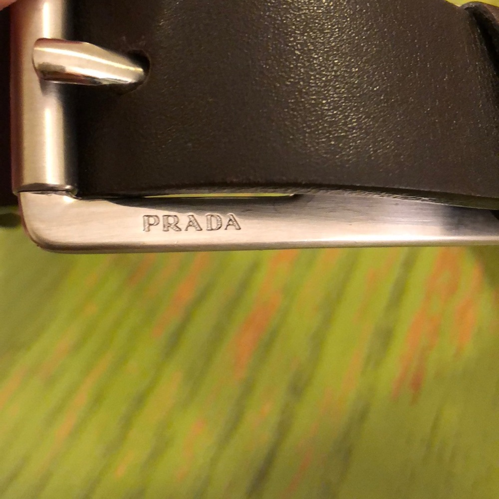 Prada black/brown belt - Picture 3 of 7